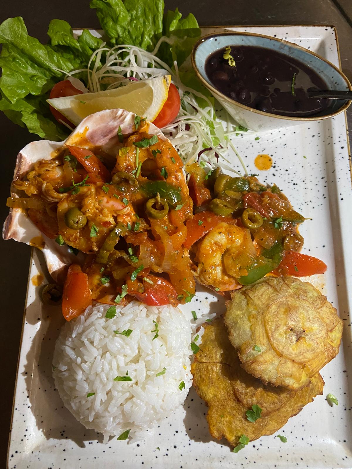Piatto di cucina cubana della Bodeguita