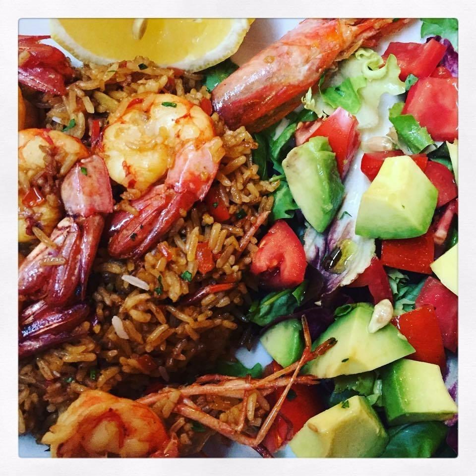 Arroz de camarones