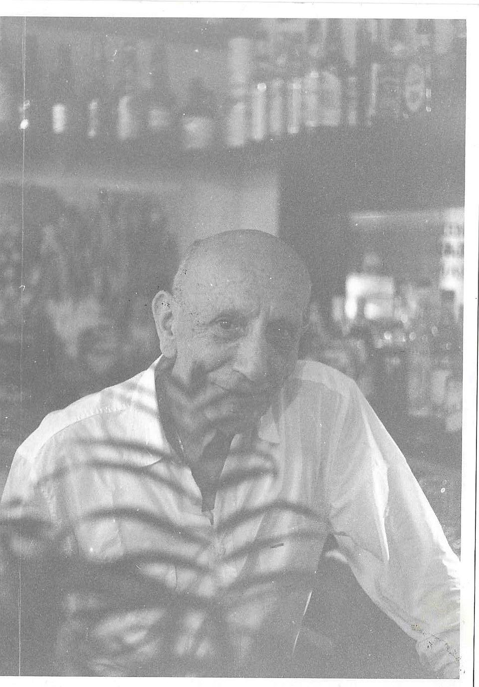 Ritratto storico all’interno del locale La Bodeguita del Medio